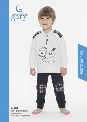 NOVOROZENÉ PYŽAMÁ Q10059 Tellini S.R.L. Velkoobchodní oblečení